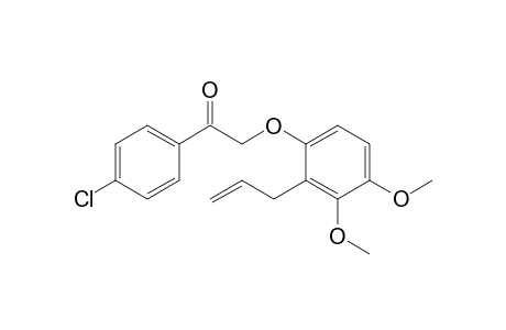2-(2-Allyl-3,4-dimethoxyphenoxy)-1-(4-chloro-phenyl)-ethanone