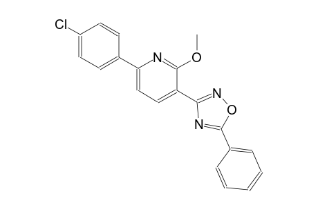 6-(4-chlorophenyl)-3-(5-phenyl-1,2,4-oxadiazol-3-yl)-2-pyridinyl methyl ether