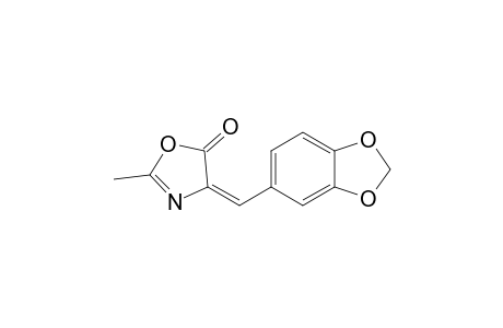 (4E)-2-methyl-4-piperonylidene-2-oxazolin-5-one