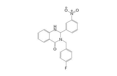 4(1H)-quinazolinone, 3-[(4-fluorophenyl)methyl]-2,3-dihydro-2-(3-nitrophenyl)-