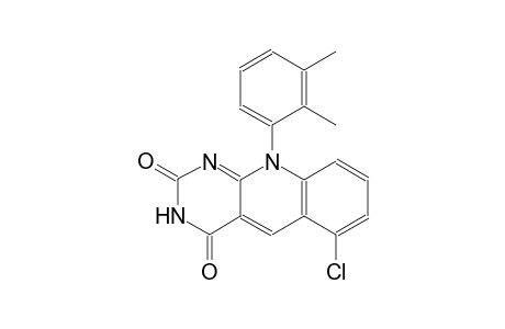 pyrimido[4,5-b]quinoline-2,4(3H,10H)-dione, 6-chloro-10-(2,3-dimethylphenyl)-