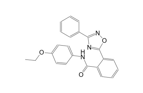 N-(4-ethoxyphenyl)-2-(3-phenyl-1,2,4-oxadiazol-5-yl)benzamide