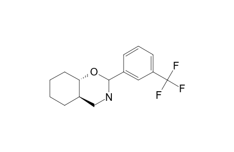 (4aR,8aS)-2-[3-(trifluoromethyl)phenyl]-3,4,4a,5,6,7,8,8a-octahydro-2H-benzo[e][1,3]oxazine