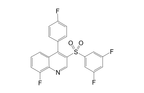 3-((3,5-Difluorophenyl)sulfonyl)-8-fluoro-4-(4-fluorophenyl)-quinoline