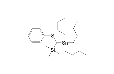 Silane, trimethyl[(phenylthio)(tributylstannyl)methyl]-