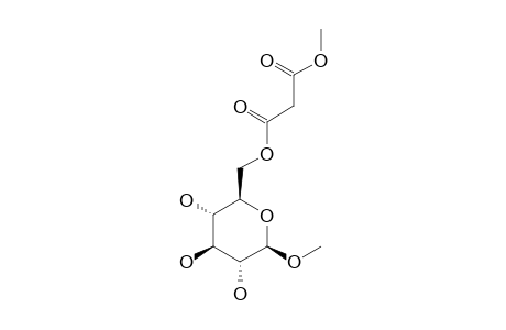 METHYL-6-O-[2-(METHOXYCARBONYL)-ACETYL]-BETA-D-GLUCOPYRANOSIDE