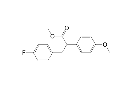Methyl 3-(4-fluorophenyl)-2-(4-methoxyphenyl)propanoate