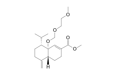 1-Methylen-4-(1-methylethyl)-4a-[(methoxyethoxy)-methyl]-6-(carbomethoxy)-1,2,3,4,7,8-hexahydronaphthaline