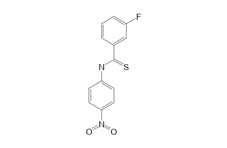 3-fluoro-N-(4-nitrophenyl)thiobenzamide