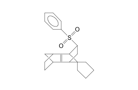 anti, endo-1',2',3',4',5',6',7',8'-Octahydro-6'-phenylsulfonyl-spiro(cyclopentane-1,9'-(1,4-5,8)-dimethano-naphthalene)