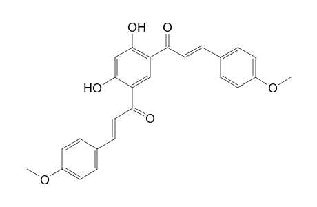 (2E, 2'E)-1,1'-[4,6-Dihydroxy-1,3-phenylene]bis(3-(4-methoxyphenyl)prop-2-en-1-one)