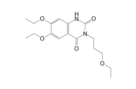 6,7-diethoxy-3-(3-ethoxypropyl)-2,4(1H,3H)-quinazolinedione