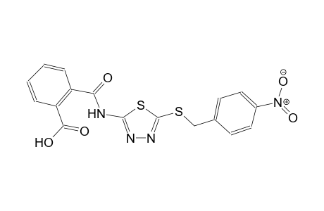 benzoic acid, 2-[[[5-[[(4-nitrophenyl)methyl]thio]-1,3,4-thiadiazol-2-yl]amino]carbonyl]-
