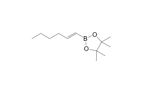 2-[(E)-hex-1-enyl]-4,4,5,5-tetramethyl-1,3,2-dioxaborolane