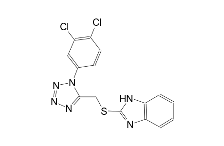 1H-benzimidazole, 2-[[[1-(3,4-dichlorophenyl)-1H-tetrazol-5-yl]methyl]thio]-