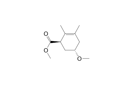 trans-Methyl 2,3-Dimethyl-5-methoxy-2-cyclohexene-1-carboxylate