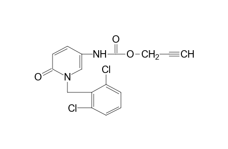 1-(2,6-DICHLOROBENZYL)-1,6-DIHYDRO-6-OXO-3-PYRIDINECARBAMIC ACID, 2-PROPYNYL ESTER