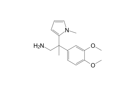 2-(3',4'-Dimethoxyphenyl)-2-(N'-methylpyrrol-2"-yl)-propylamine