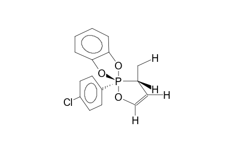 SYN-2-(4-CHLOROPHENYL)-2,2-PHENYLENEDIOXY-3-METHYL-1,2-OXAPHOSPHOL-4-ENE