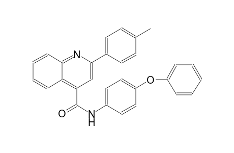4-quinolinecarboxamide, 2-(4-methylphenyl)-N-(4-phenoxyphenyl)-