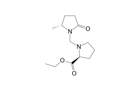 (2S)-1-[[(2R)-2-methyl-5-oxo-1-pyrrolidinyl]methyl]-2-pyrrolidinecarboxylic acid ethyl ester
