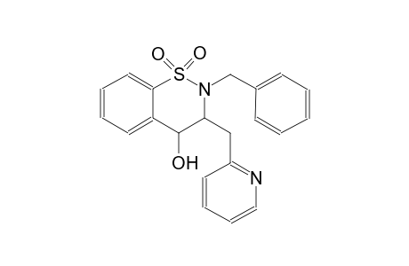 2H-1,2-benzothiazin-4-ol, 3,4-dihydro-2-(phenylmethyl)-3-(2-pyridinylmethyl)-, 1,1-dioxide