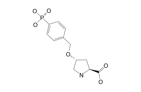 (4R)-4-[(4'-PHOSPHONOBENZYL)-OXY]-L-PROLINE