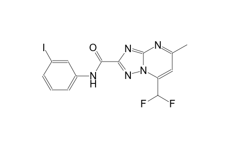 7-(difluoromethyl)-N-(3-iodophenyl)-5-methyl[1,2,4]triazolo[1,5-a]pyrimidine-2-carboxamide