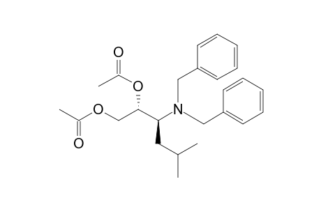 (2R,3S)-O,O-Diacetyl-3-dibenzylamino-5-methylhexane-1,2-diol