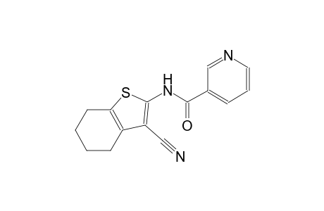 N-(3-cyano-4,5,6,7-tetrahydro-1-benzothien-2-yl)nicotinamide