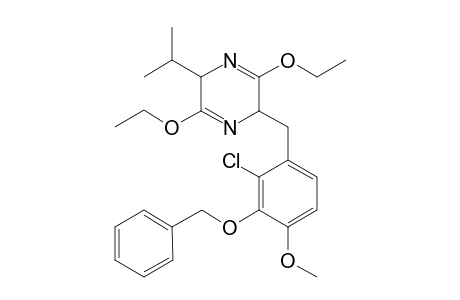 (3S/R,6R/S)-3-(3-Benzyloxy-2-chloro-4-methoxy)benzyl-6-isopropyl-2,5-bisethyl latim ether