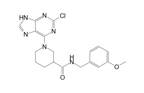3-piperidinecarboxamide, 1-(2-chloro-9H-purin-6-yl)-N-[(3-methoxyphenyl)methyl]-