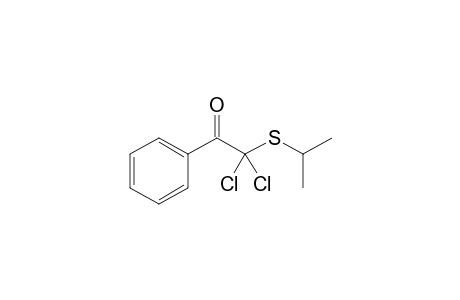 2,2-Dichloro-2-isopropylthio-1-phenylethanone