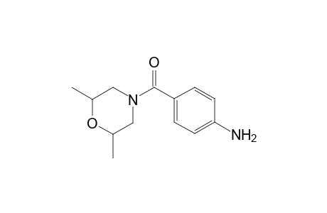 4-[(2,6-Dimethyl-4-morpholinyl)carbonyl]aniline