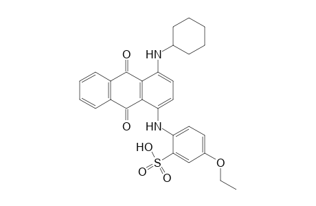 Benzenesulfonic acid, 2-[[4-(cyclohexylamino)-9,10-dihydro-9,10-dioxo-1-antracenyl]amino]-5-ethoxy-