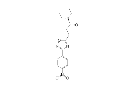 N,N-DIETHYL-3-[3-(PARA-NITROPHENYL)-1,2,4-OXADIAZOL-5-YL]-PROPIONAMIDE