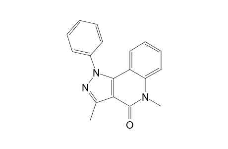 3,5-dimethyl-1-phenylpyrazolo[4,5-c]quinolin-4-one