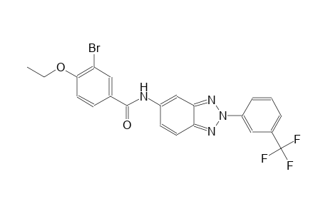 3-bromo-4-ethoxy-N-{2-[3-(trifluoromethyl)phenyl]-2H-1,2,3-benzotriazol-5-yl}benzamide