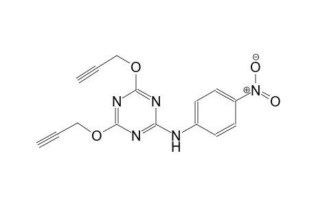 1,3,5-triazin-2-amine, N-(4-nitrophenyl)-4,6-bis(2-propynyloxy)-