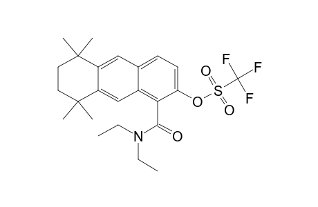 Trifluoromethanesulfonic acid [1-(N,N-diethylcarbamoyl)-5,6,7,8-tetrahydro-5,5,8,8-tetramethyl-2-anthracene]ester