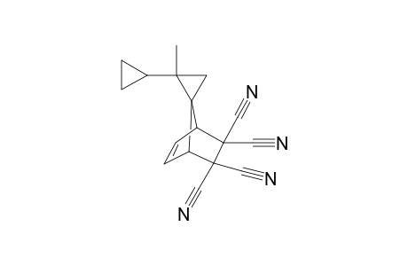 Spiro[1-cyclopropyl-1-methylcyclopropane-3.7'-(bicyclo[2.2.1]hept-5'-ene)]-2',2',3',3'-tetracarbonitrile