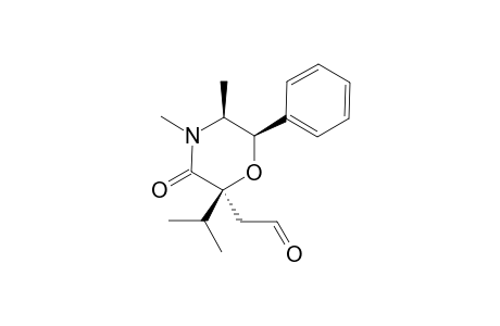 2-Isopropyl-2-(2-oxoethyl)-4,5-dimethyl-6-phenylmorpholin-3-one