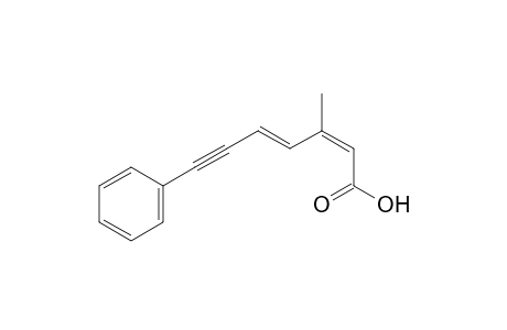 (2Z,4E)-3-Methyl-7-phenylhepta-2,4-dien-6-ynoic acid