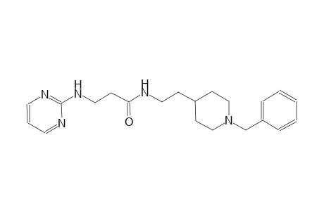 propanamide, N-[2-[1-(phenylmethyl)-4-piperidinyl]ethyl]-3-(2-pyrimidinylamino)-
