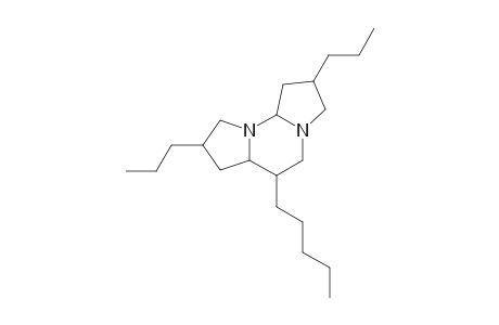 2,8-Dipropyl-6-pentylperhydrobispyrrolo[2,1-b:2',1'-f]pyrimidine