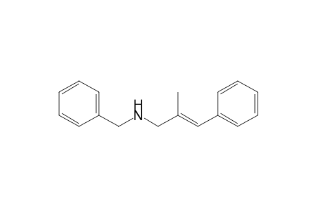 (E)-2-methyl-3-phenyl-N-(phenylmethyl)-2-propen-1-amine