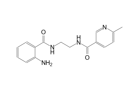 3-pyridinecarboxamide, N-[2-[(2-aminobenzoyl)amino]ethyl]-6-methyl-