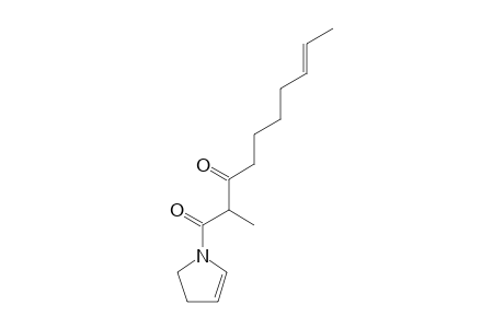 (8E)-1-(2,3-DIHYDRO-1H-PYRROL-1-YL)-2-METHYLDEC-8-ENE-1,3-DIONE