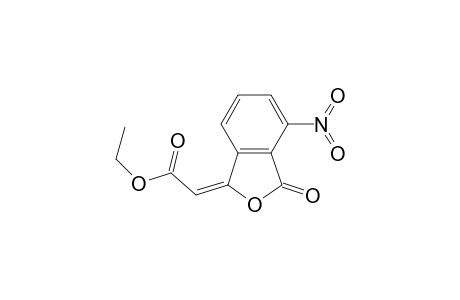 Acetic acid, (4-nitro-3-oxo-1(3H)-isobenzofuranylidene)-, ethyl ester, (E)-