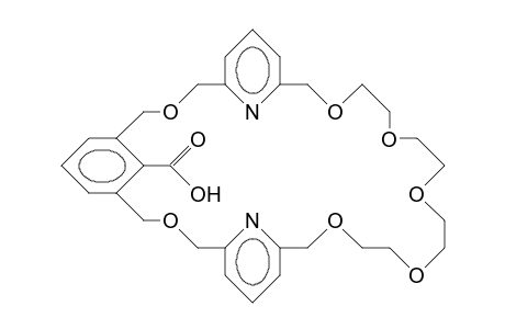 39-Carboxy-3,11,19,22,25,28,31-heptaoxa-37,38-diaza-tetracyclo(31.3.1.1/5,9/.1/13,17/)hexatriacontanonaene